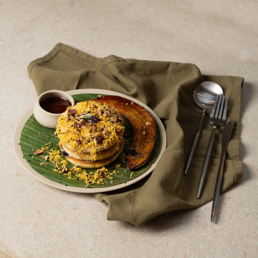 banana pancake بانكيك معصوب